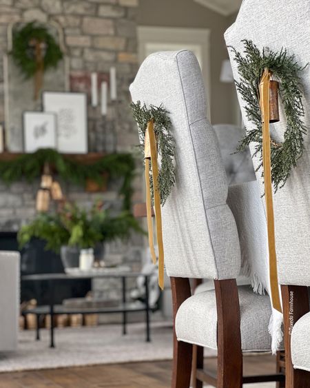 A roundup of smaller wreaths still available that work great for chairs.  Add ribbon and bells for an elegant look  

#ltkfindsunder50

#LTKHoliday #LTKCyberWeek #LTKhome