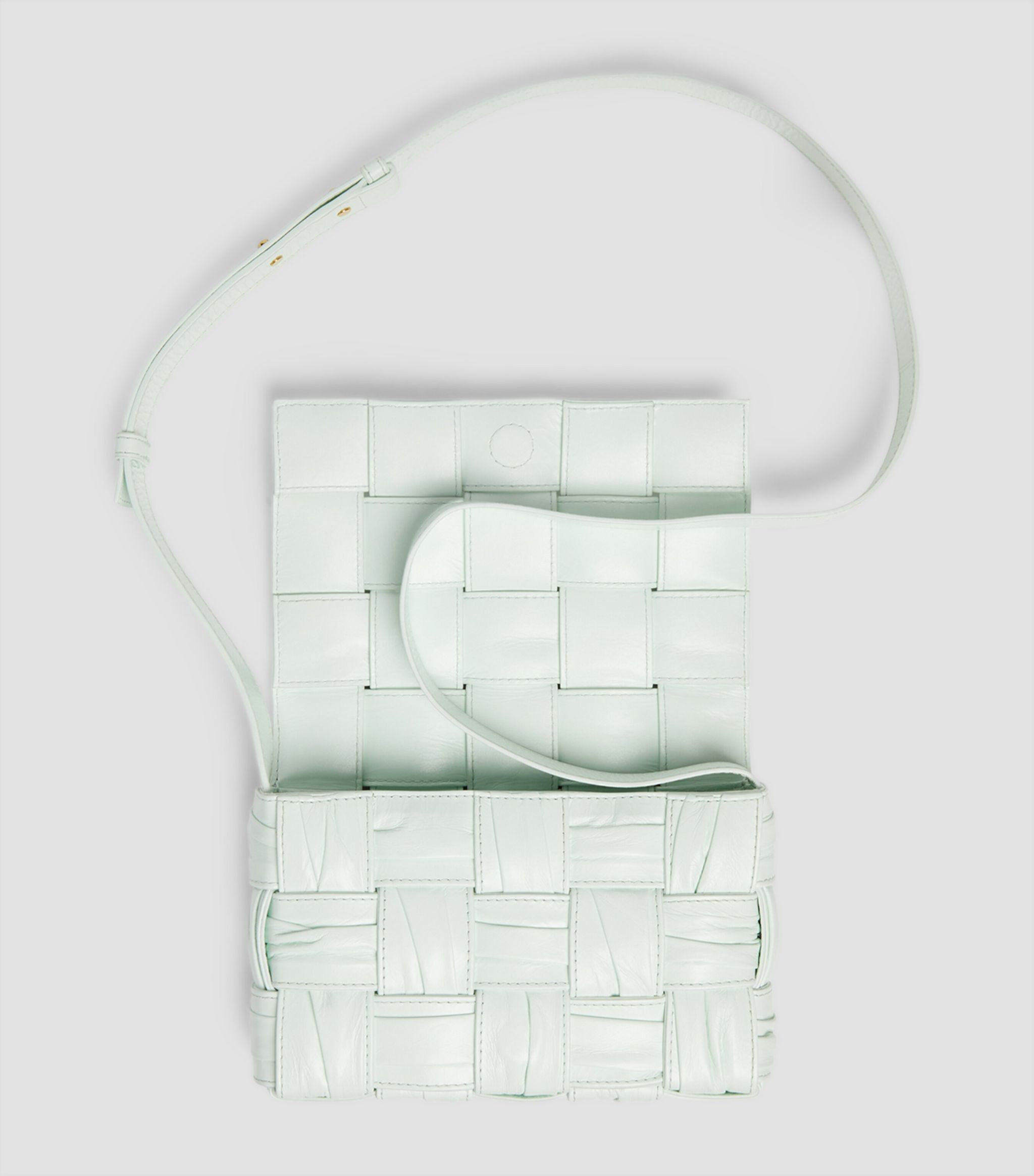 Leather Plissé Cassette Cross-Body Bag | Harrods
