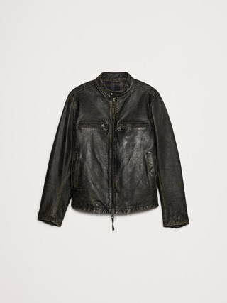 Leather Biker Jacket | Banana Republic (US)
