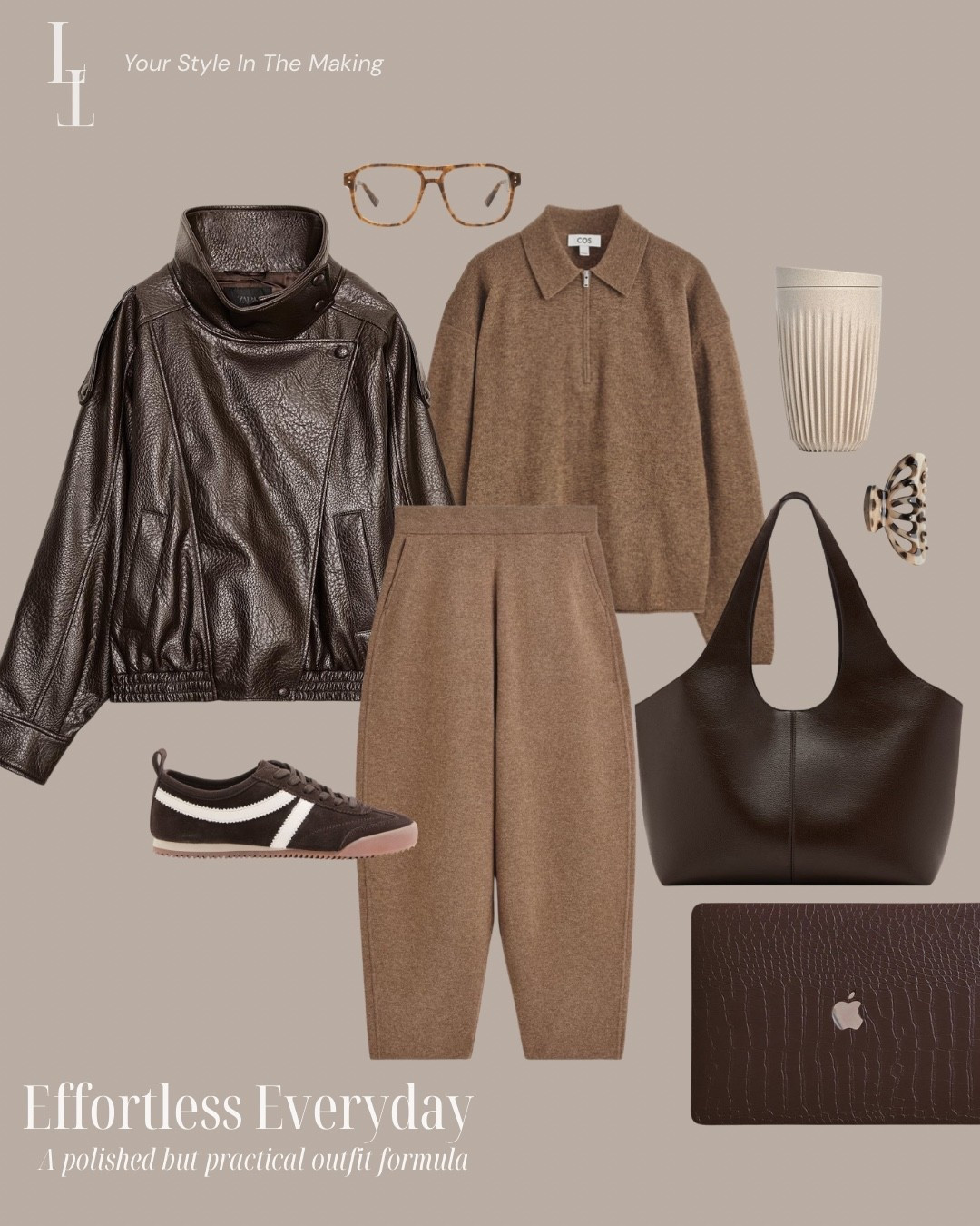 Your style in the making. A considered capsule wardrobe made for everyday 

Capsule, leather jacket, barrel leg, suede, casual outfit 



#LTKuk #LTKFashionMonth #LTKwinter