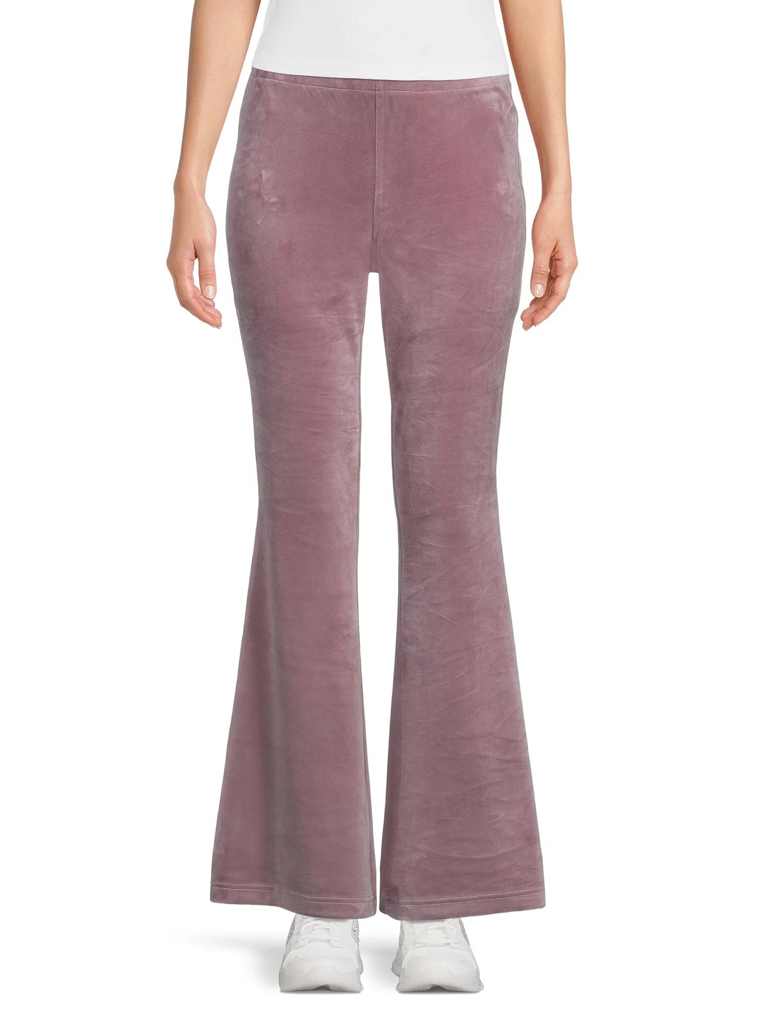 Avia Women's Velour Flare Pants | Walmart (US)