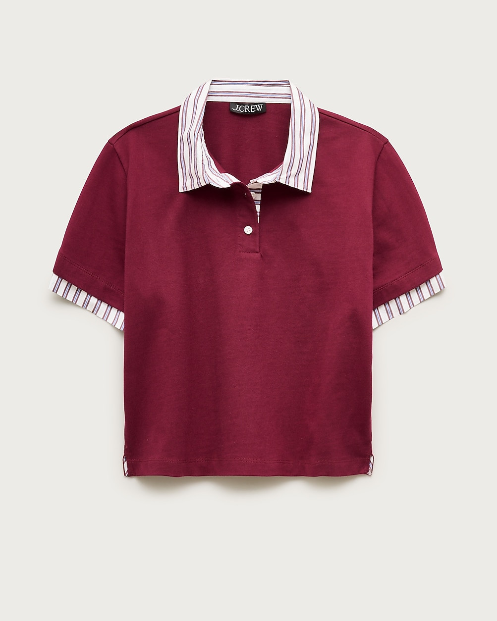 Layered polo shirt in mariner cotton | J. Crew US