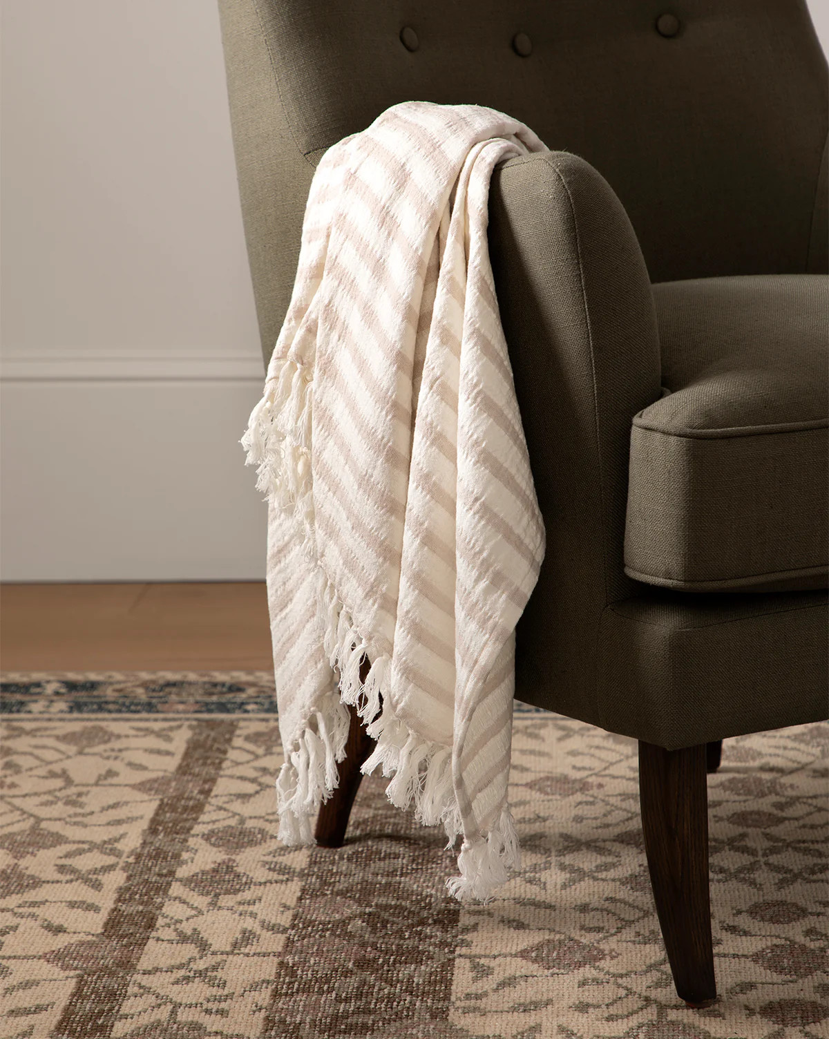 Striped Cotton Throw | McGee & Co. (US)