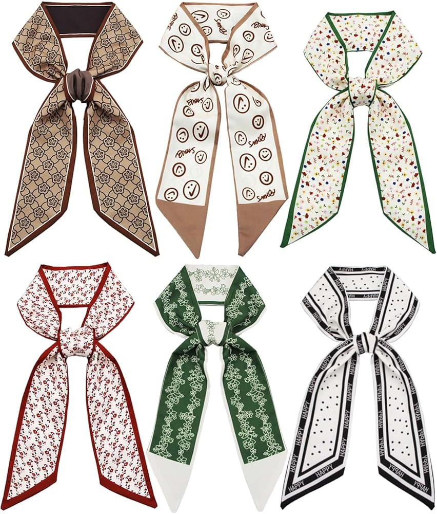 Purse Scarf Handbags For Women Skinny Hair Neck Accessories Scarves With Bag Scarfs Handle Fashio... | Amazon (US)