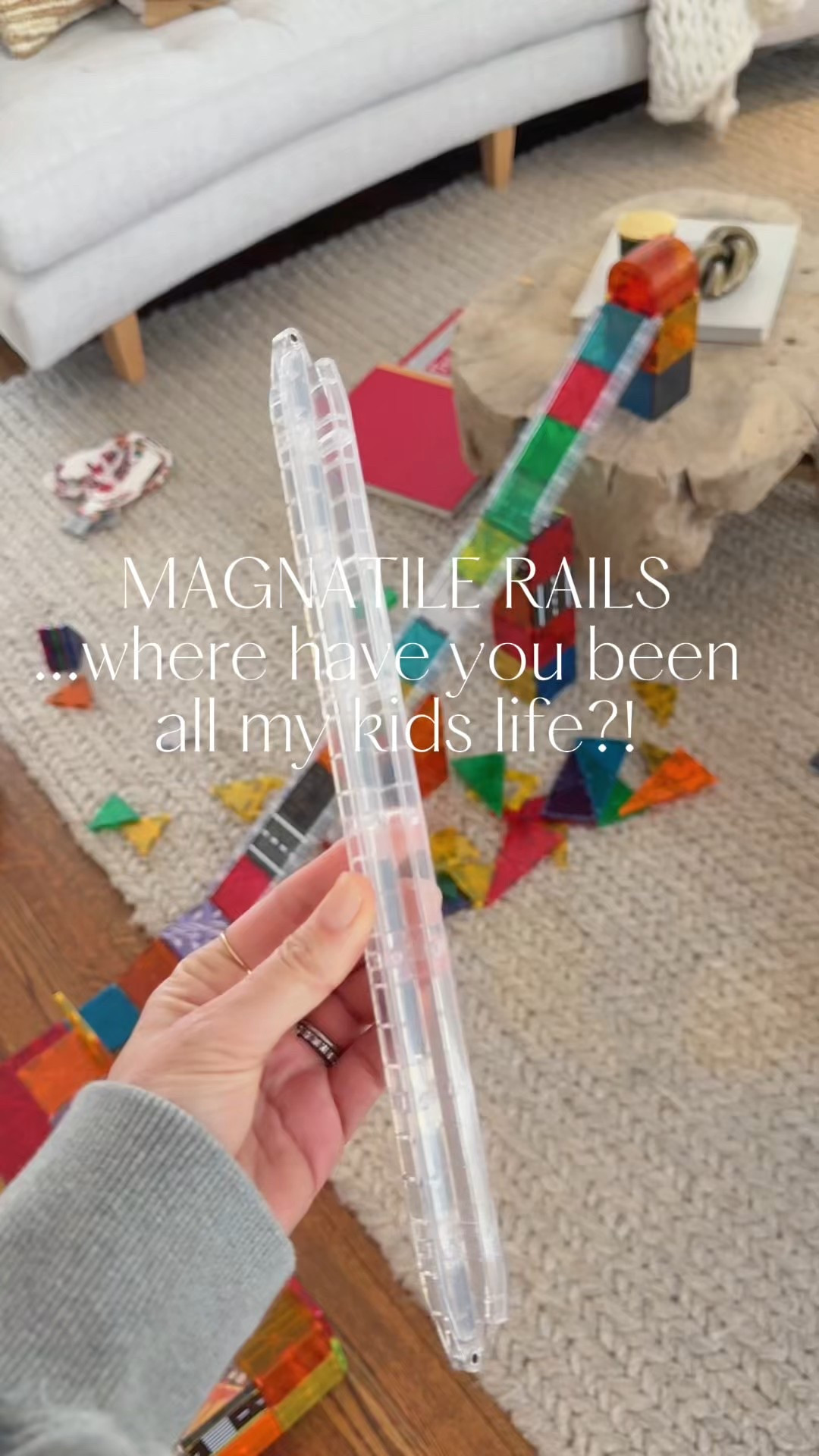Just discovered rails for kids magnetiles and its a game changer! 

#LTKKids #LTKFindsUnder50