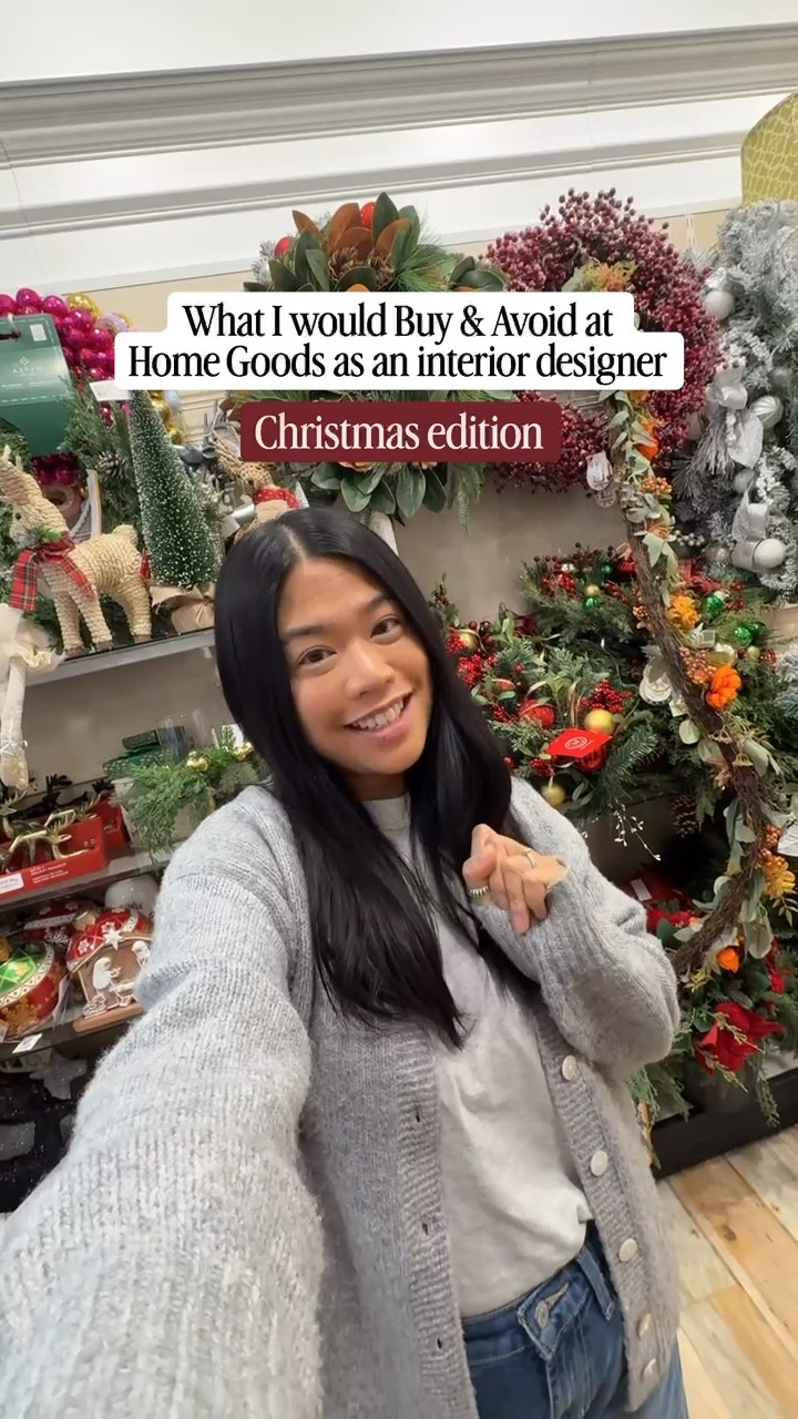 What I would buy & avoid at Home Goods as an interior designer - Christmas edition!

linked a bunch of similar options and other Christmas finds from TJMaxx & Marshalls

christmas decor, affordable christmas decor, budget friendly christmas decor, interior designer recs, tjmaxx christmas, marshall’s christmas

#LTKHome #LTKSeasonal #LTKHoliday