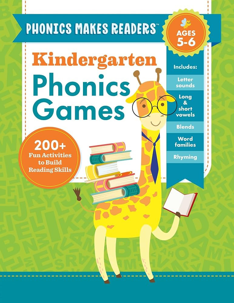Phonics Makes Readers: Kindergarten Phonics Games: 200+ Fun Activities to Build Reading Skills | Amazon (US)