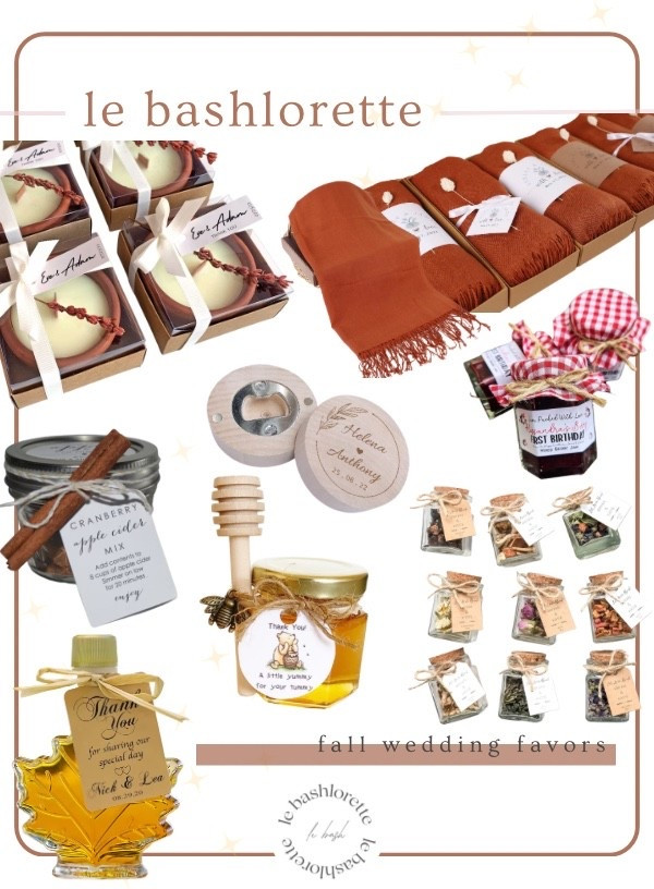 Fall Wedding Favors 

High || Low Budget Finds
#lebash
#leBASHlorette 
#fallwedding#LTKautumn

Follow my LTK @le_BASHlorette on the @shop.LTK app to view this post and get my exclusive app-only content!

#liketkit #LTKParties #LTKWedding
@shop.ltk
https://liketk.it/5lrzX