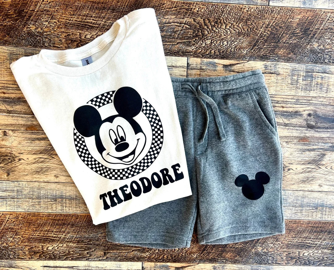 Boys Mickey Mouse Outfit, Disney outfit for boys, mickey pants and shirt kids, Toddler disney out... | Etsy (US)