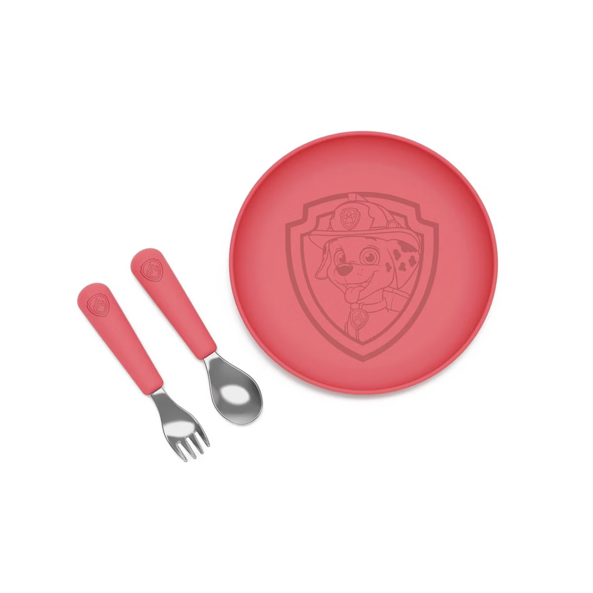 Lalo PAW Patrol 3pc Silicone Plate + Utensils Set | Target