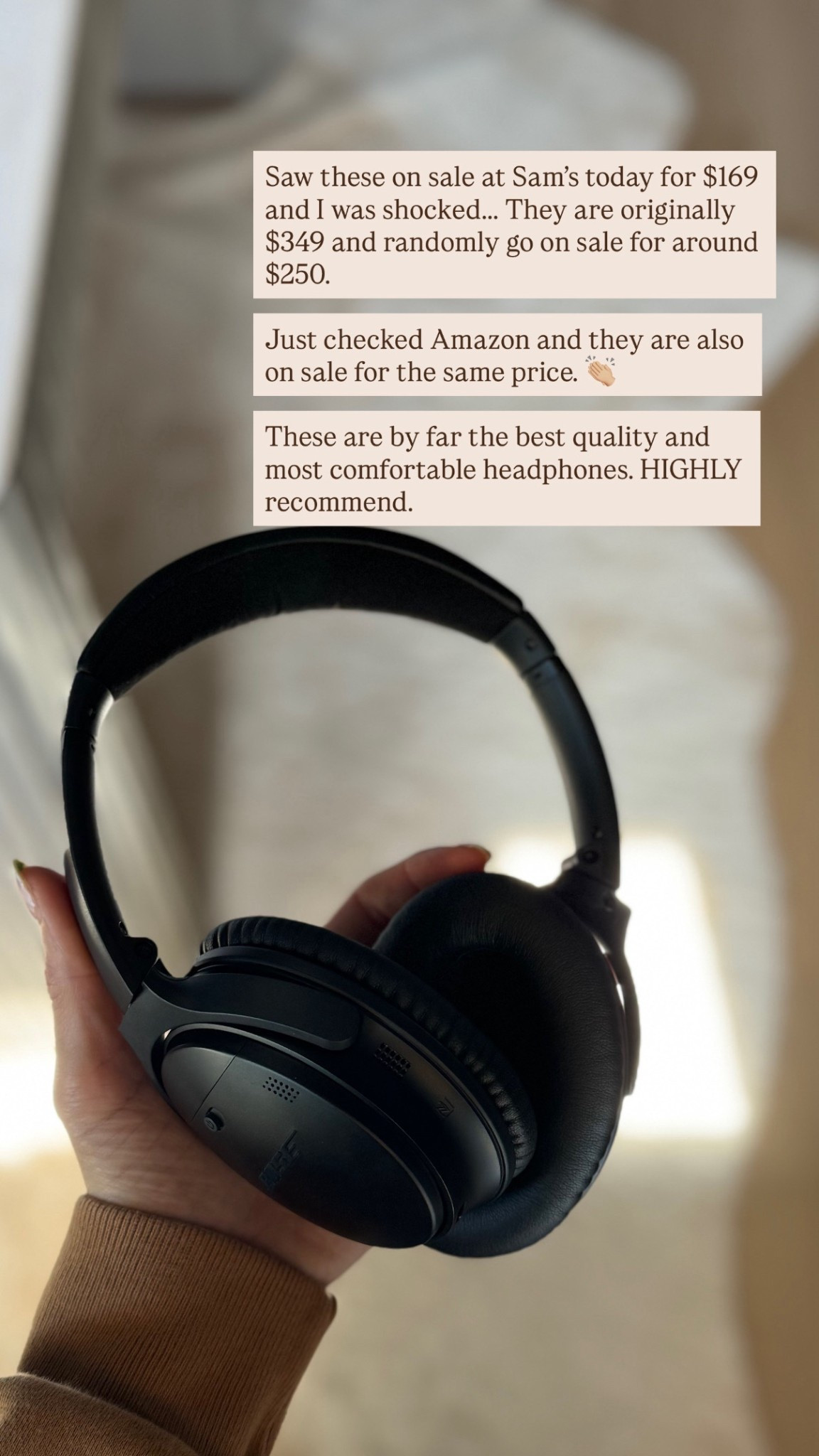 Bose headphones - the most comfortable and best sound quality headphones. Highly recommend for Christmas gifts  

#LTKHoliday #LTKSaleAlert