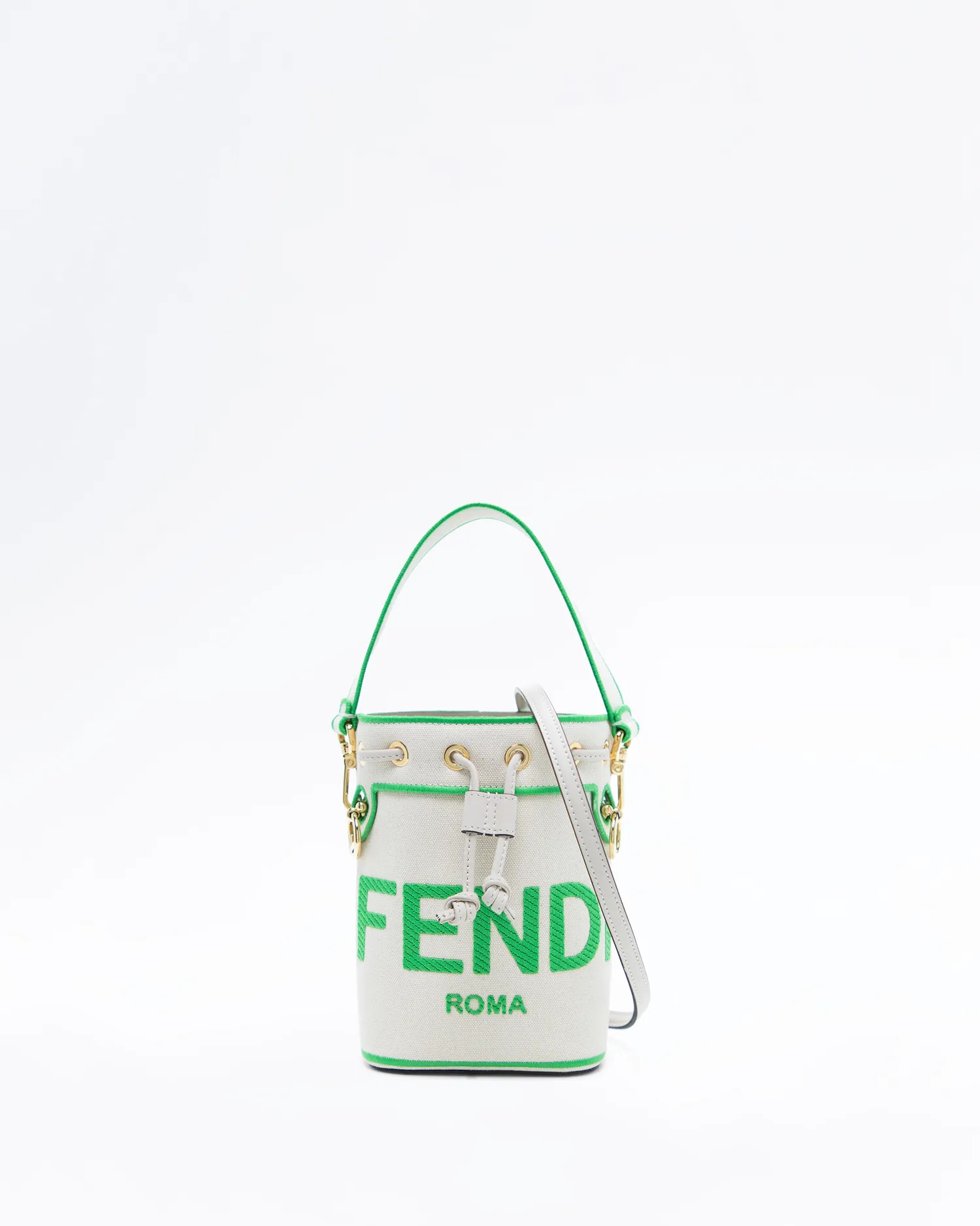 Canvas Mini Mon Tresor Bucket Bag | Vivrelle