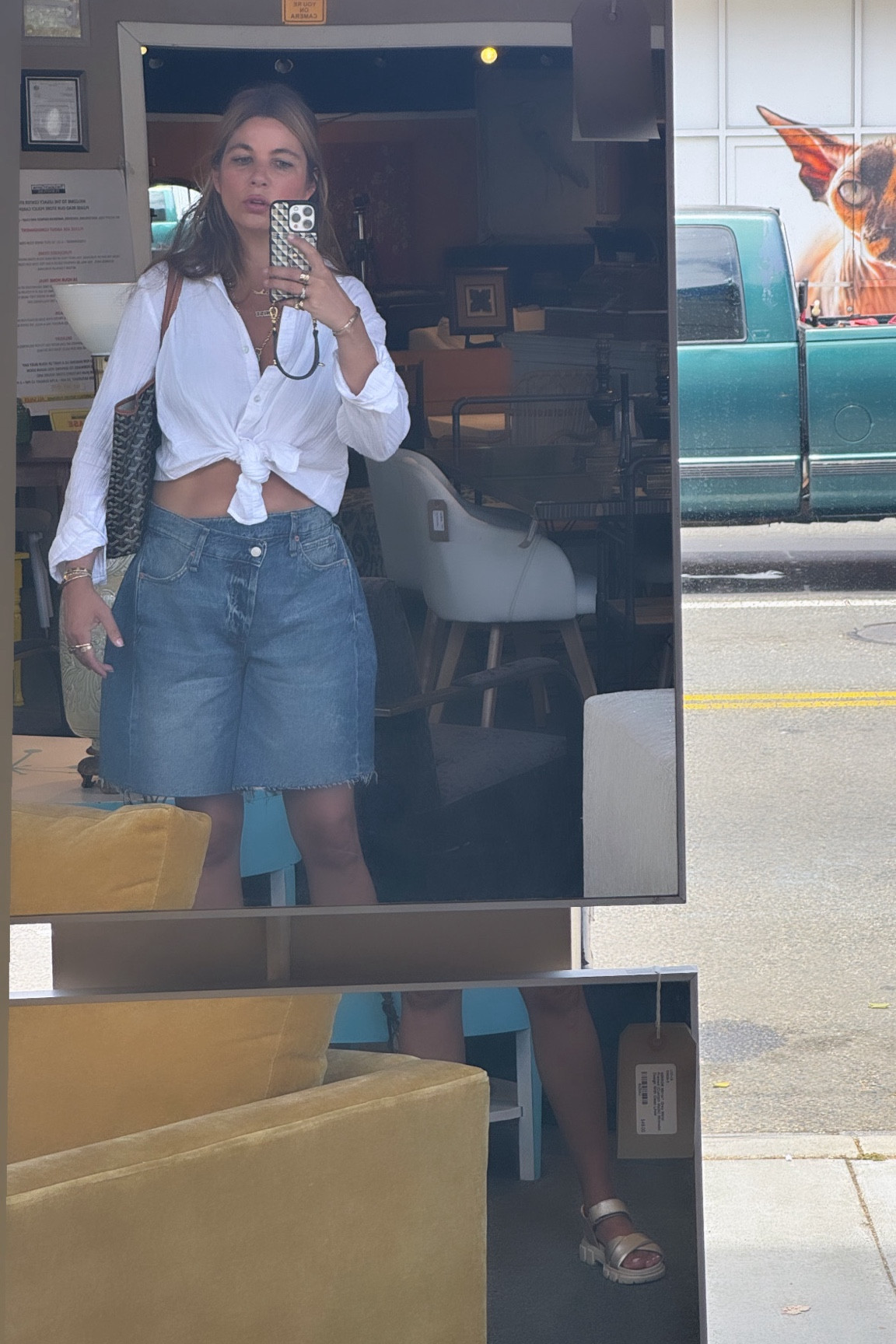 These shorts are 💎They have a flowy fit and a cross cross waist that adds interest. I sized up to a 28 for an extra relaxed fit. Wearing them with flat sandals but can’t wait to pair them with heels, too! Shirt: small. 
Foundation: French beige 
Lips: anywhere caffeine 
Gloss: rom com 

#LTKBeauty #LTKStyleTip #LTKFindsUnder50