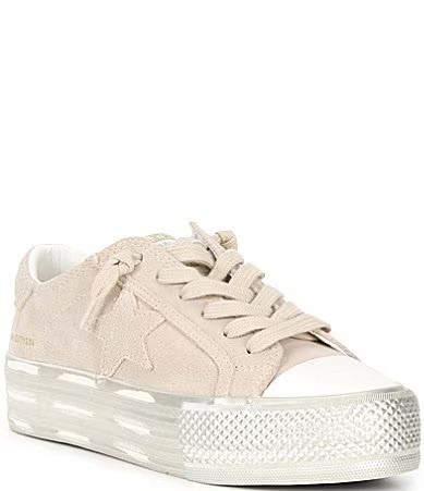 Vintage Havana Amaze Suede Metallic Platform Sneakers - 7 | Dillard's