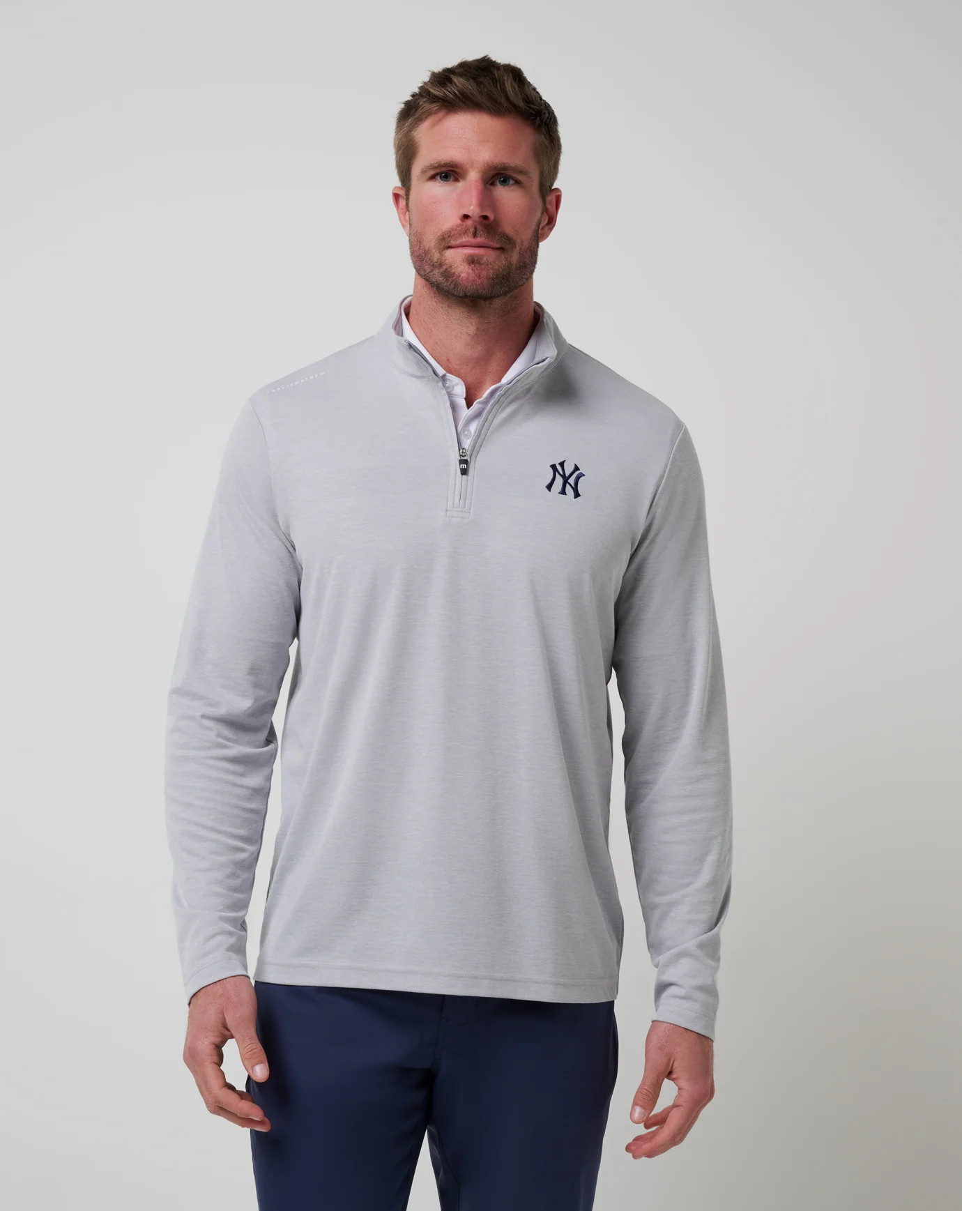 New York Yankees Time To Tailgate Quarter Zip | TravisMathew