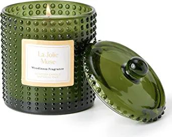 LA JOLIE MUSE Scented Candles, Holiday Candles for Home Scented, Woodiness Fragrance, Natural Soy... | Amazon (US)