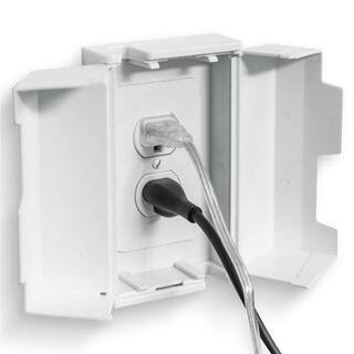 Electrical Outlet Cover Box - Child Safety Duplex & Decorator Outlet Plates, Spacious Compartment - Jool Baby (2-Pack) | The Home Depot