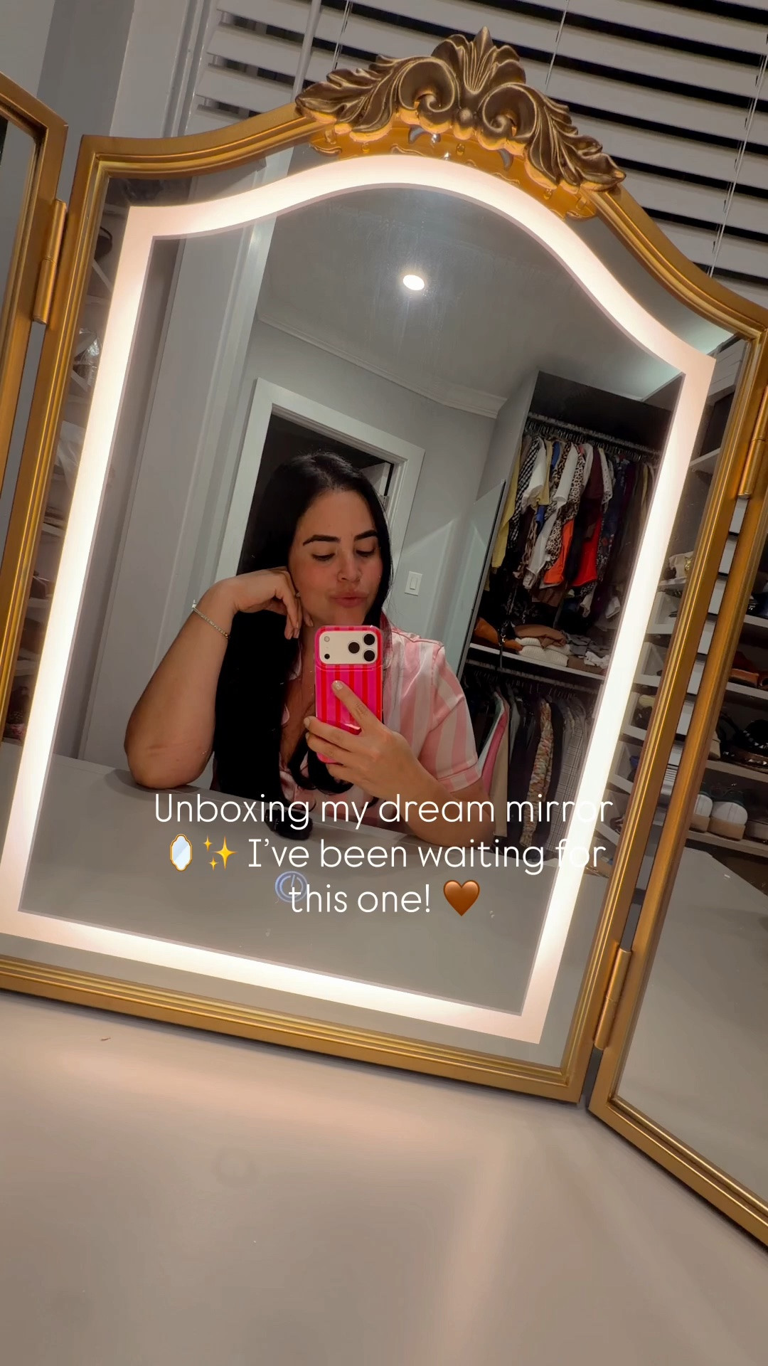 Unboxing my dream mirror 🪞✨🤎 I’ve been waiting for this one, and it’s even more beautiful in person! The perfect vintage touch for my space. I’m obsessed! 😍

#LTKHome #LTKstorytime #LTKBeauty
