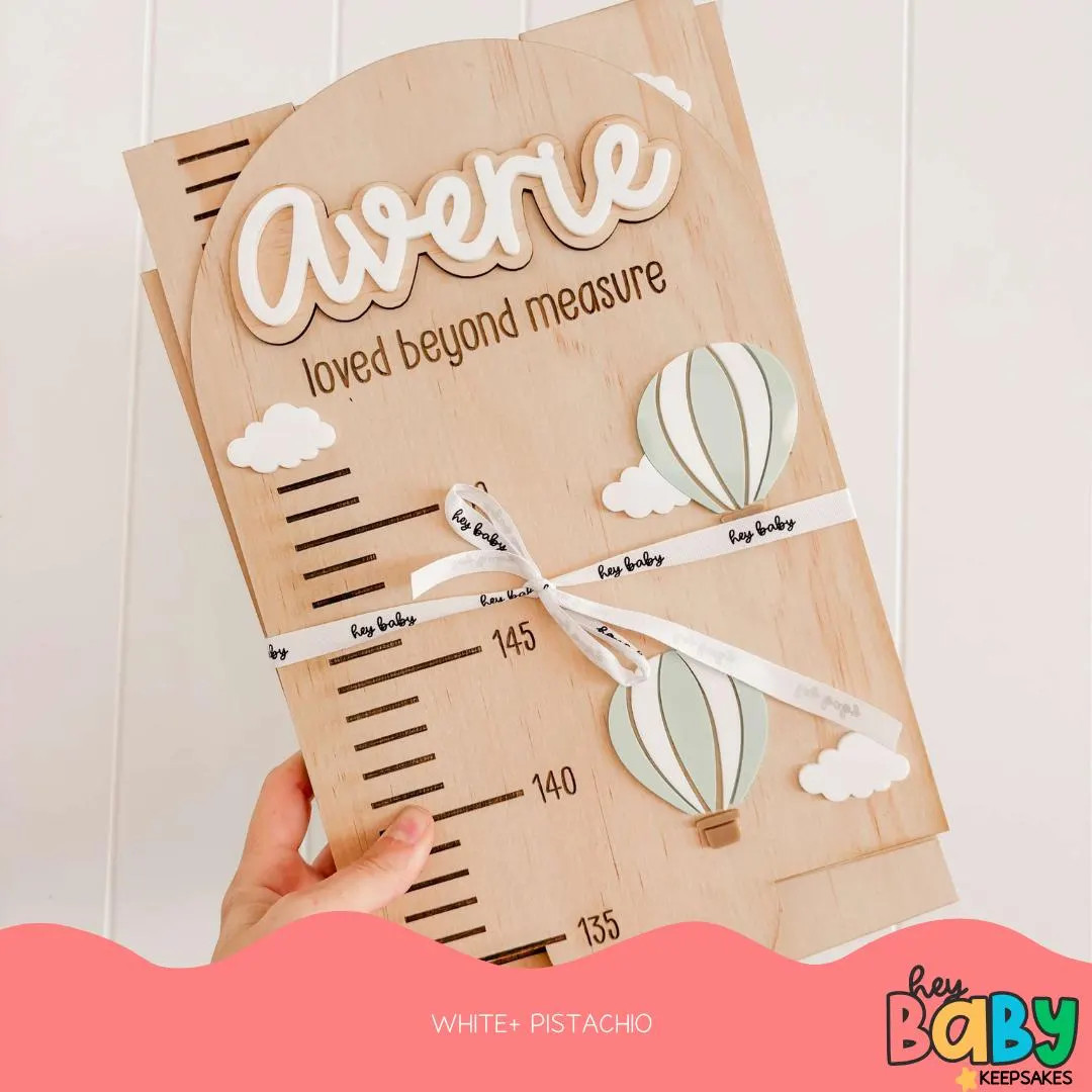 Personalised Growth Chart - DAYDREAMER | Custom Made | Neutral | Nursery Decor | Height Chart | N... | Etsy (US)