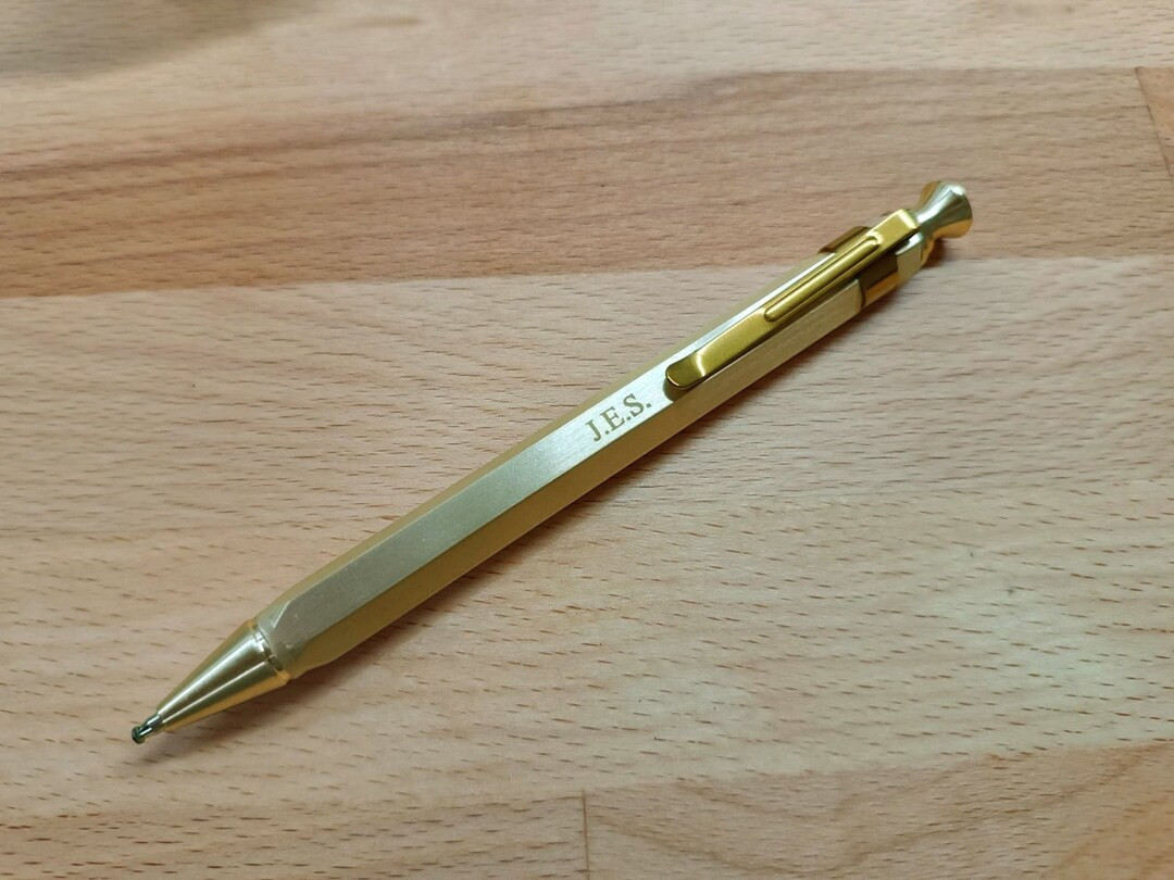 Engraved Brass Pen Personalized Customizable Monogrammed Graduation or Corporate Gift - Etsy | Etsy (US)