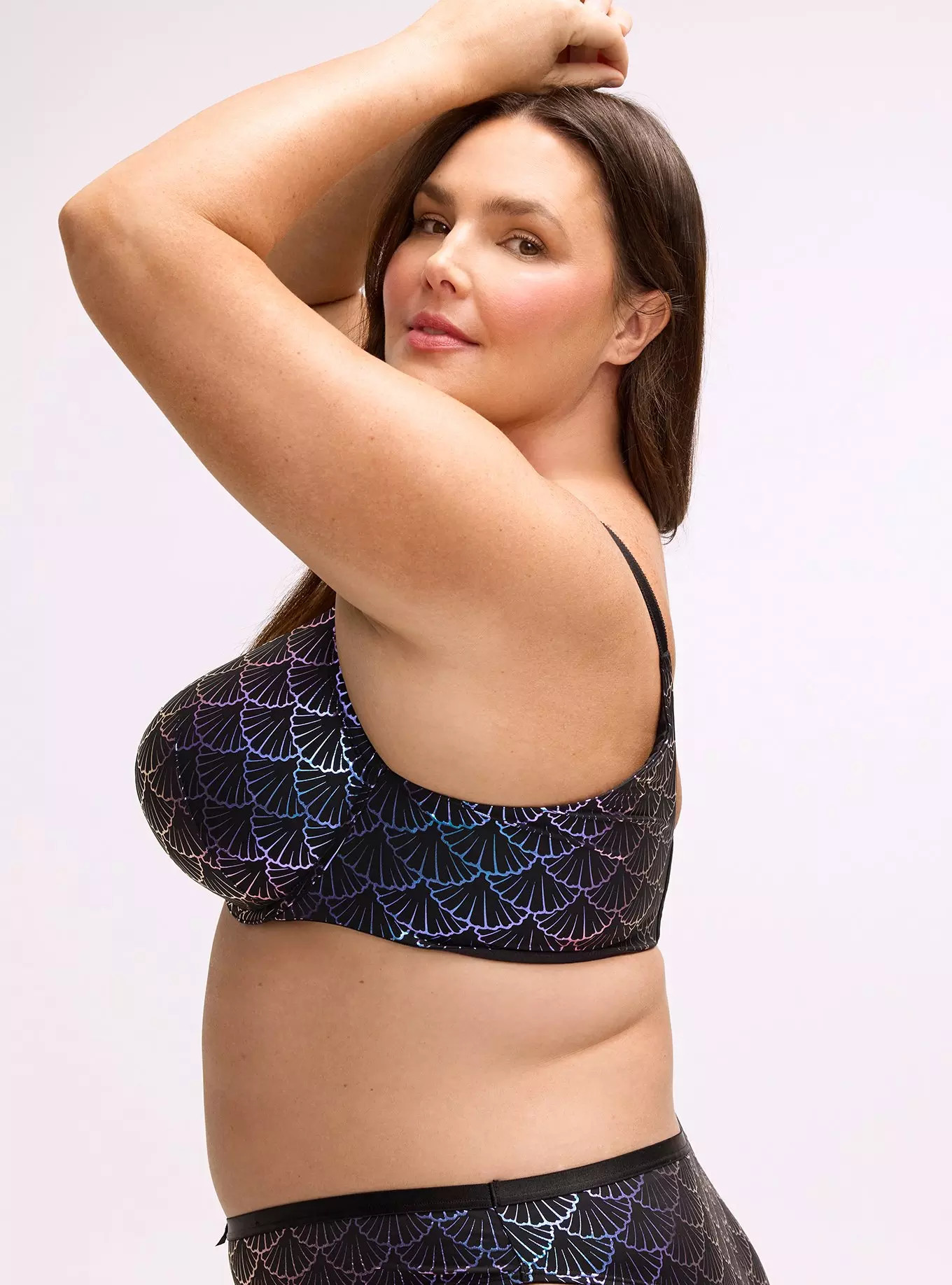 XO Plunge Push-Up Print 360\u00b0 Back Smoothing Bra | Torrid (US & Canada)