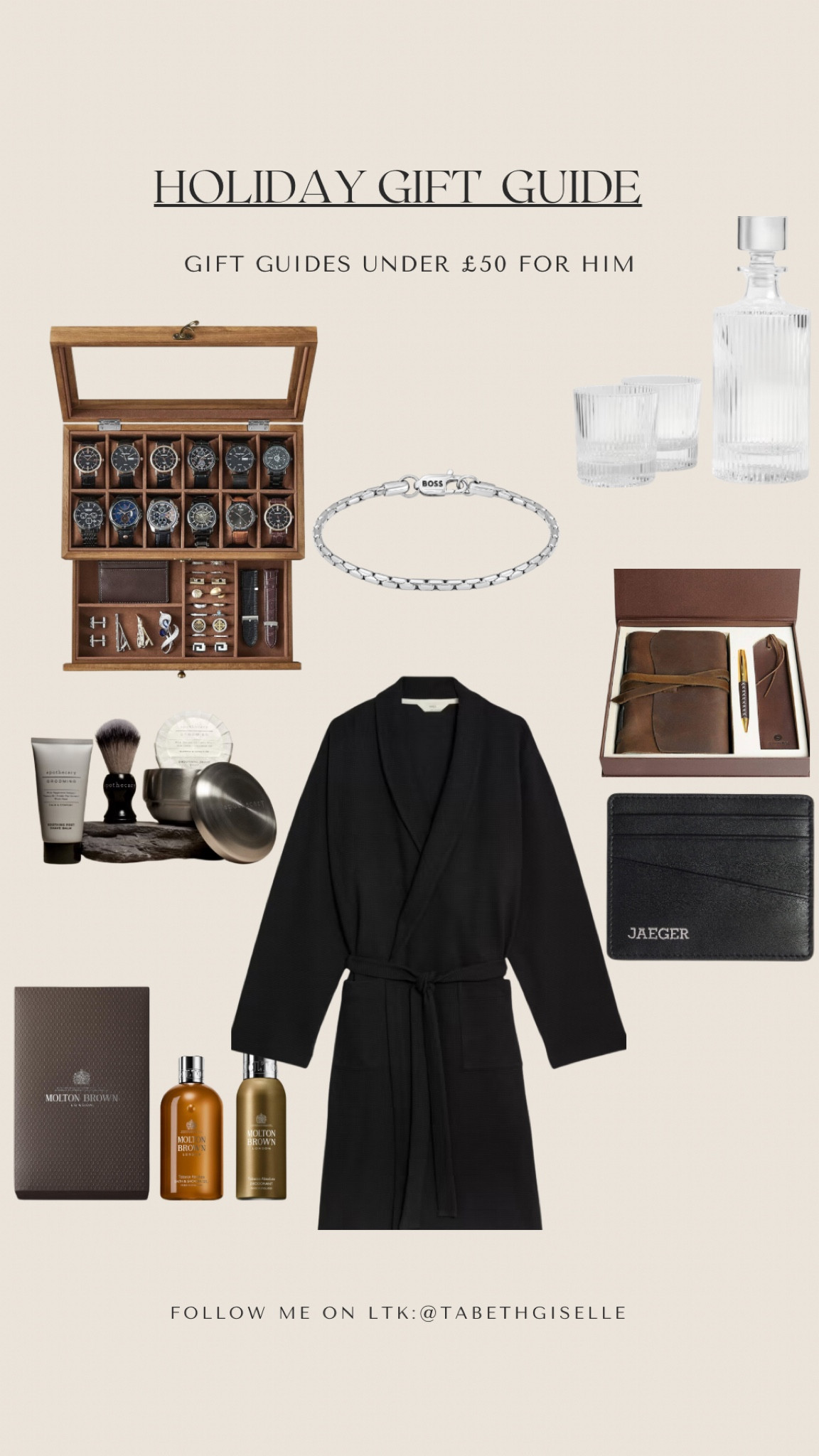 Holiday Gift Guides for him under £50

#LTKuk #LTKgiftguide #LTKluxury