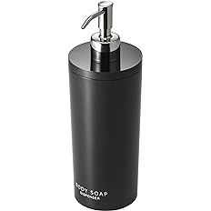 YAMAZAKI home 2933 Tower Body Soap Dispenser-Contemporary Bottle Pump for Shower,Black | Amazon (US)