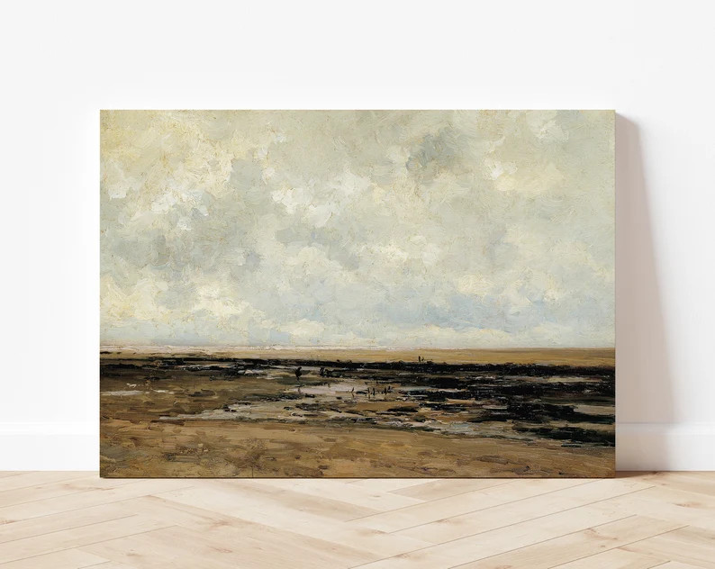 Moody Coastal Painting  Vintage Seascape Oil Painting  - Etsy | Etsy (US)