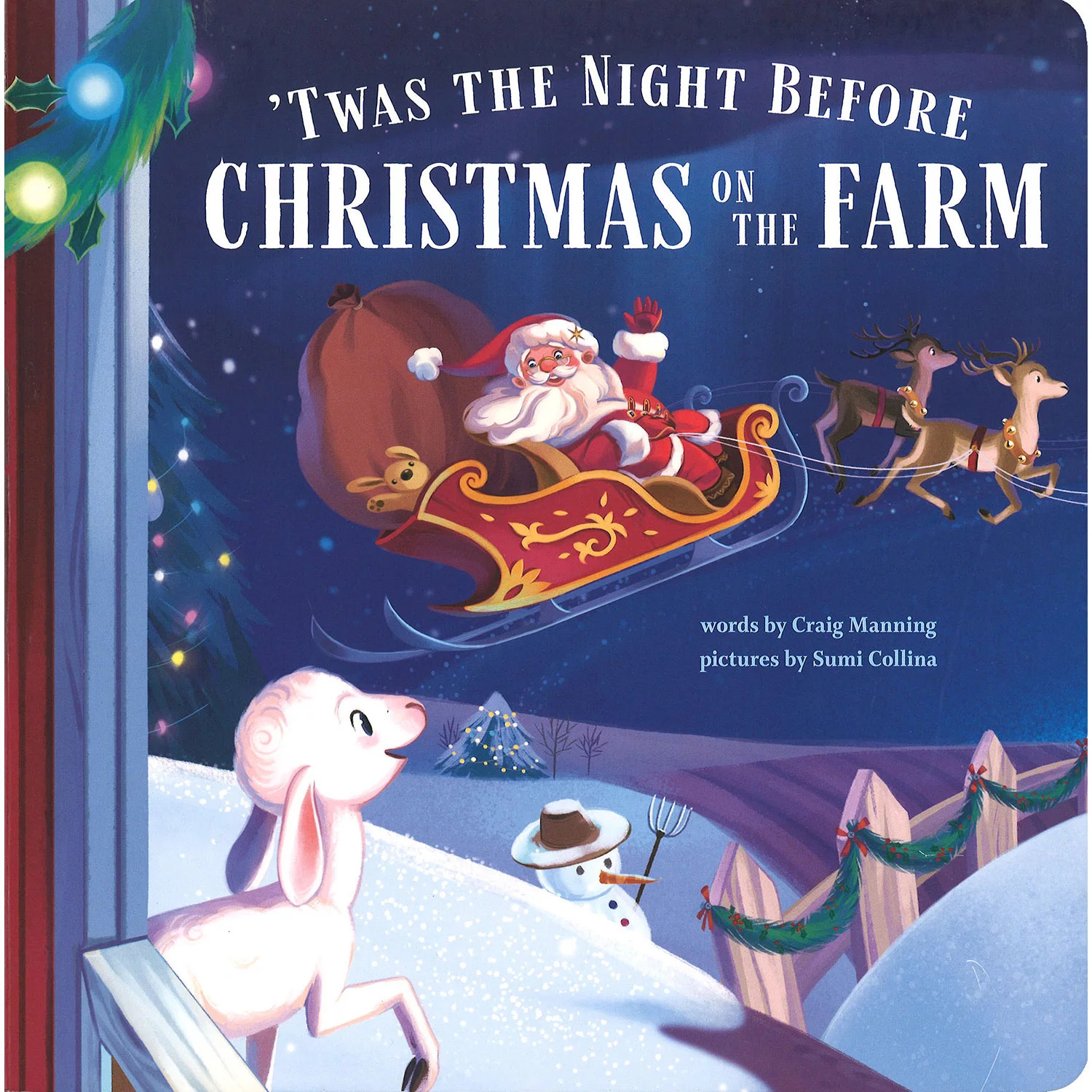 'Twas the Night Before Christmas on the Farm, Board Book | Sam's Club