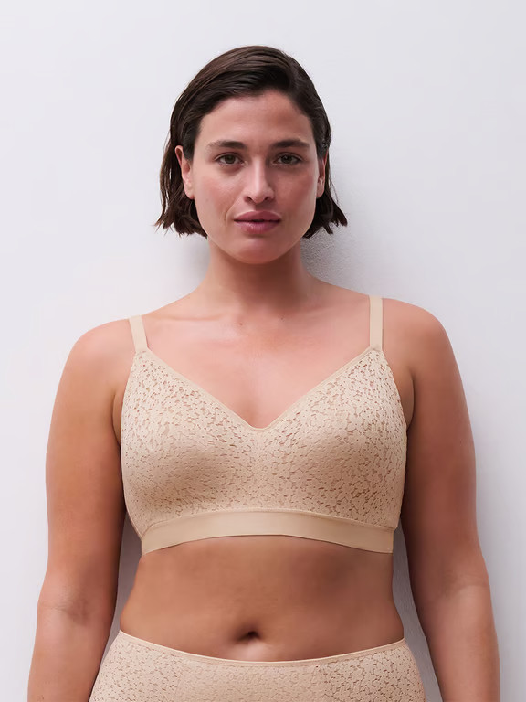 Norah Comfort Supportive Wirefree Bra Nude Blush | Chantelle Lingerie