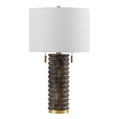Tova Table Lamp - 25.25 Inch Height - TBL4602 - Dark Grey - Safavieh | Target
