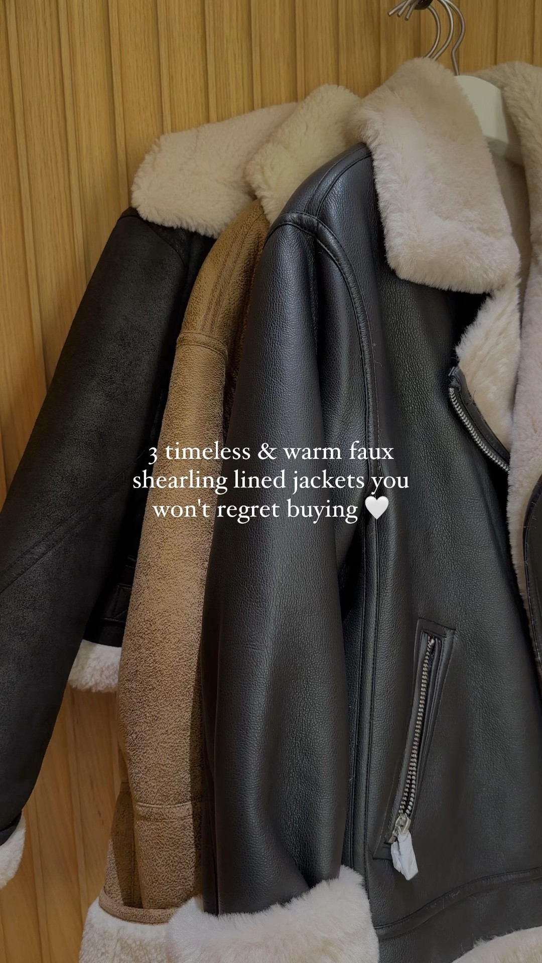 3 timeless & warm faux shearling lined jackets you won’t regret buying 🖤 Everything by Mango. I am wearing XS-S sizes depending on the model. #mango #jacket #outwear

#LTKVideo #LTKeurope #LTKSeasonal