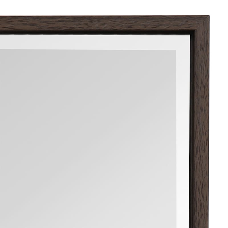 Brown Thin Framed Leaner Mirror, 24x70 | At Home