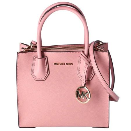 NWT Michael Kors Mercer Medium Pebbled Leather Crossbody Bag Primrose Pink | Walmart (US)