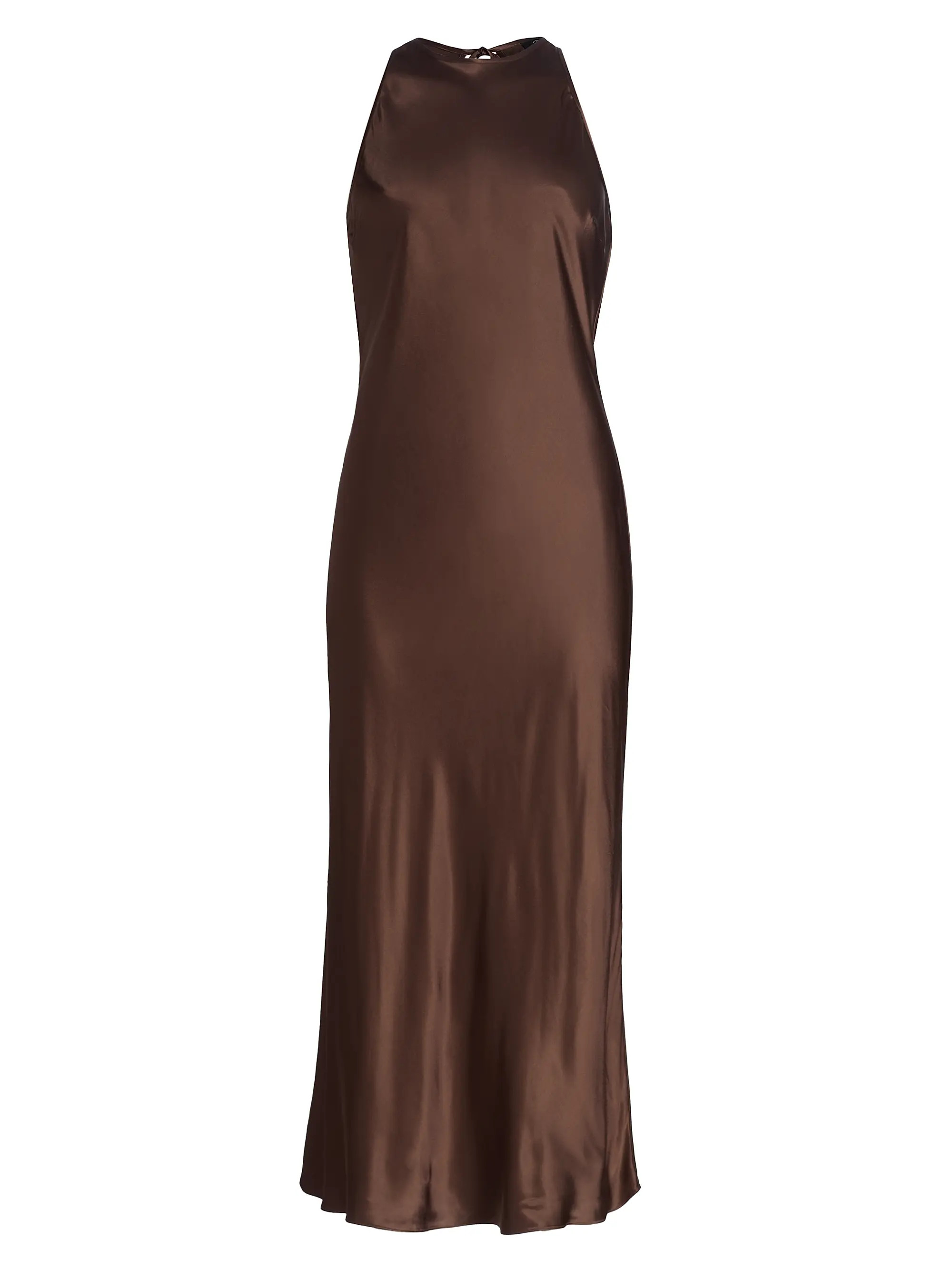 Solene Satin Sleeveless Midi-Dress | Saks Fifth Avenue
