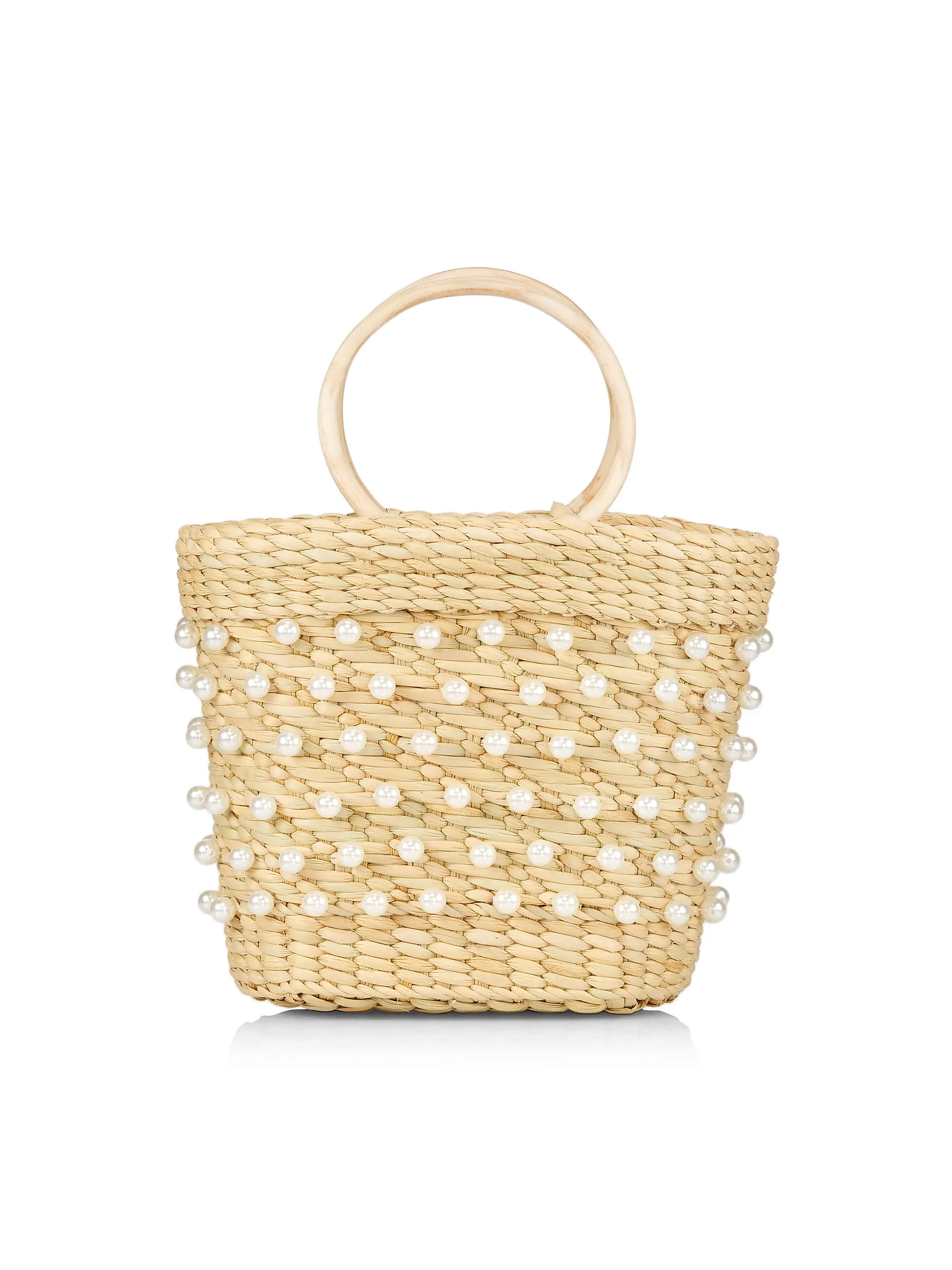 Mak Mini Pearl-Embroidered Tote Bag | Saks Fifth Avenue