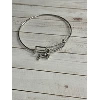 Dachshund Dangle Bracelet, Bracelets, Doxie Mama, Dachshunds, Silver Dog Mom Gift, Gift | Etsy (US)