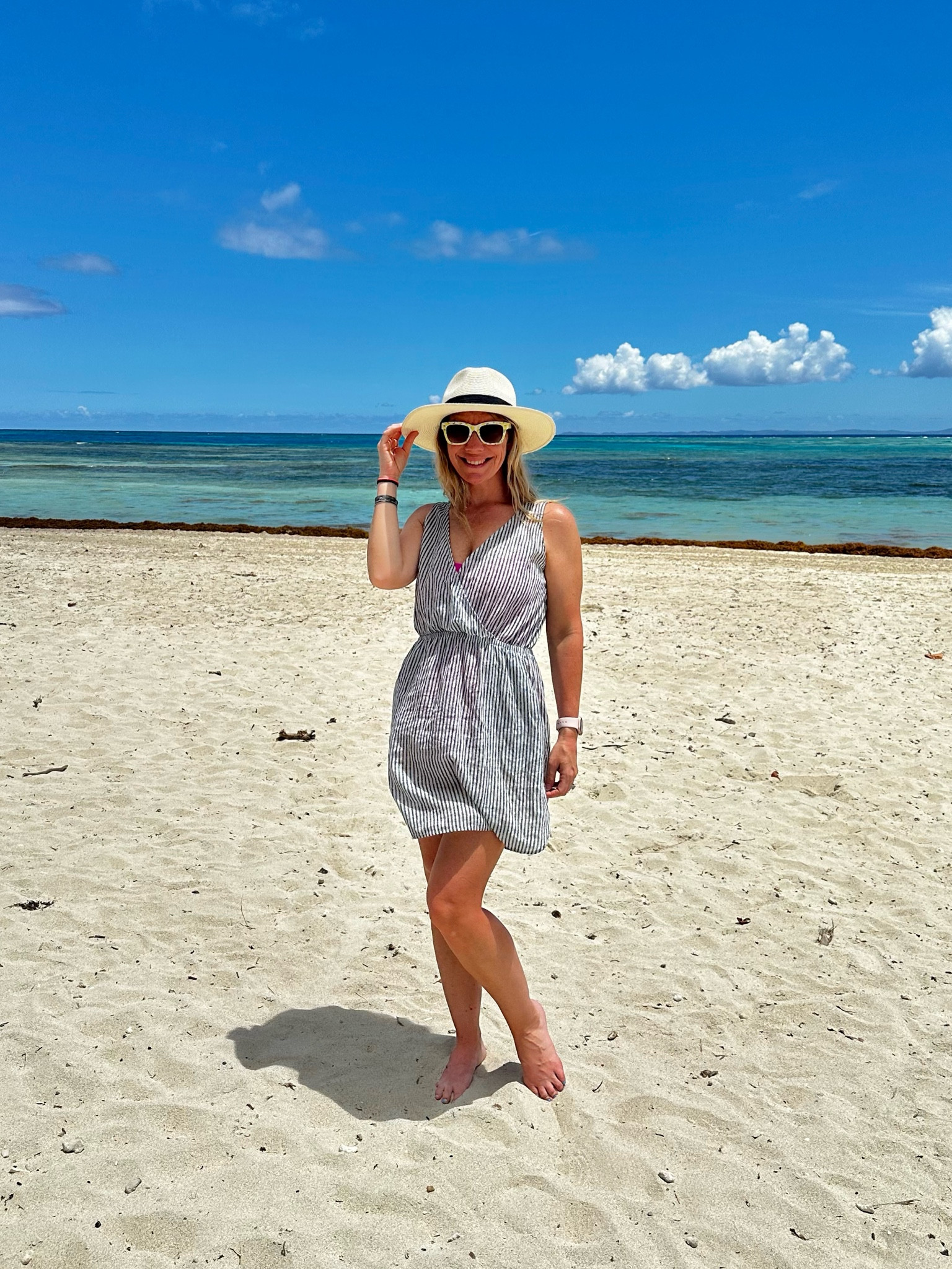 Ultra obsessed with this Coastal Cover Up by Carve Designs. Super light weight and perfect for a day at the beach! Fits True to size, wearing XS 

#LTKtravel #LTKswim #LTKunder100
