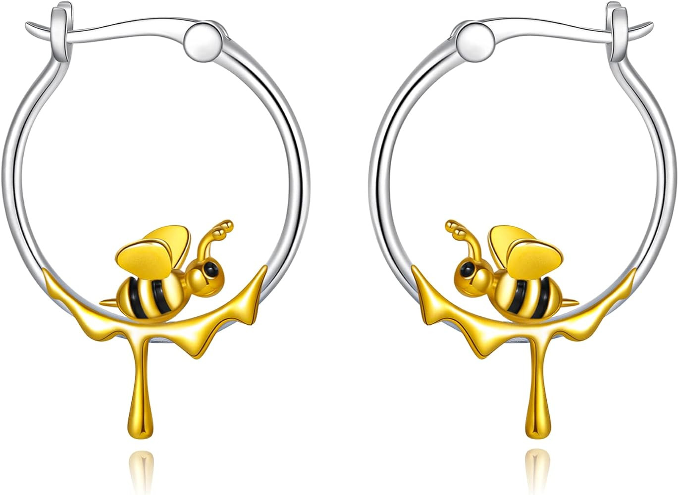 Cute Animal 925 Sterling Silver Hoop Earring Circle Earring S925 Jewelry for Women | Amazon (US)