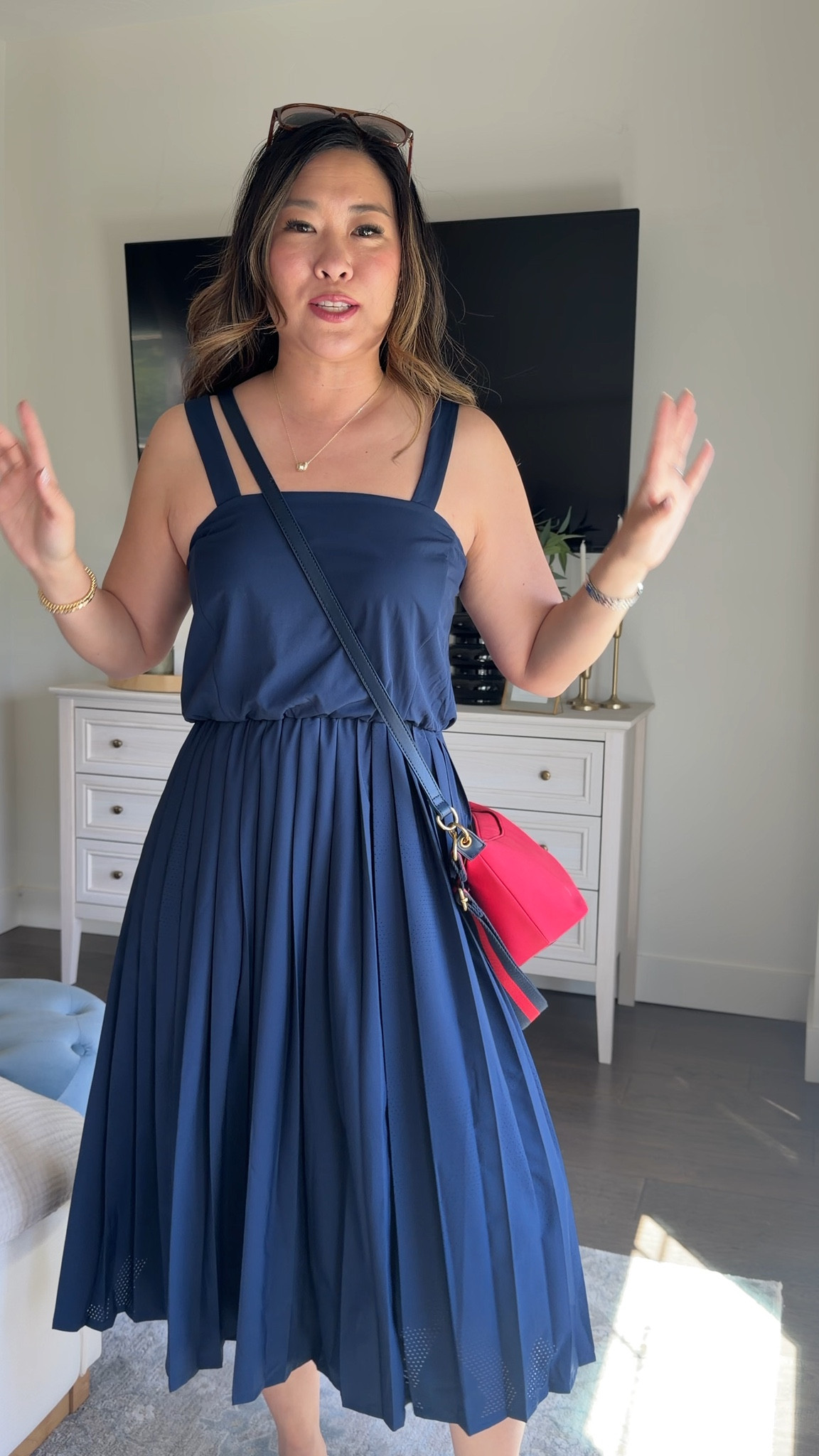 Walmart midi summer dress // mom uniform // summer outfit

#LTKootd #LTKmomlife #LTKPetite
