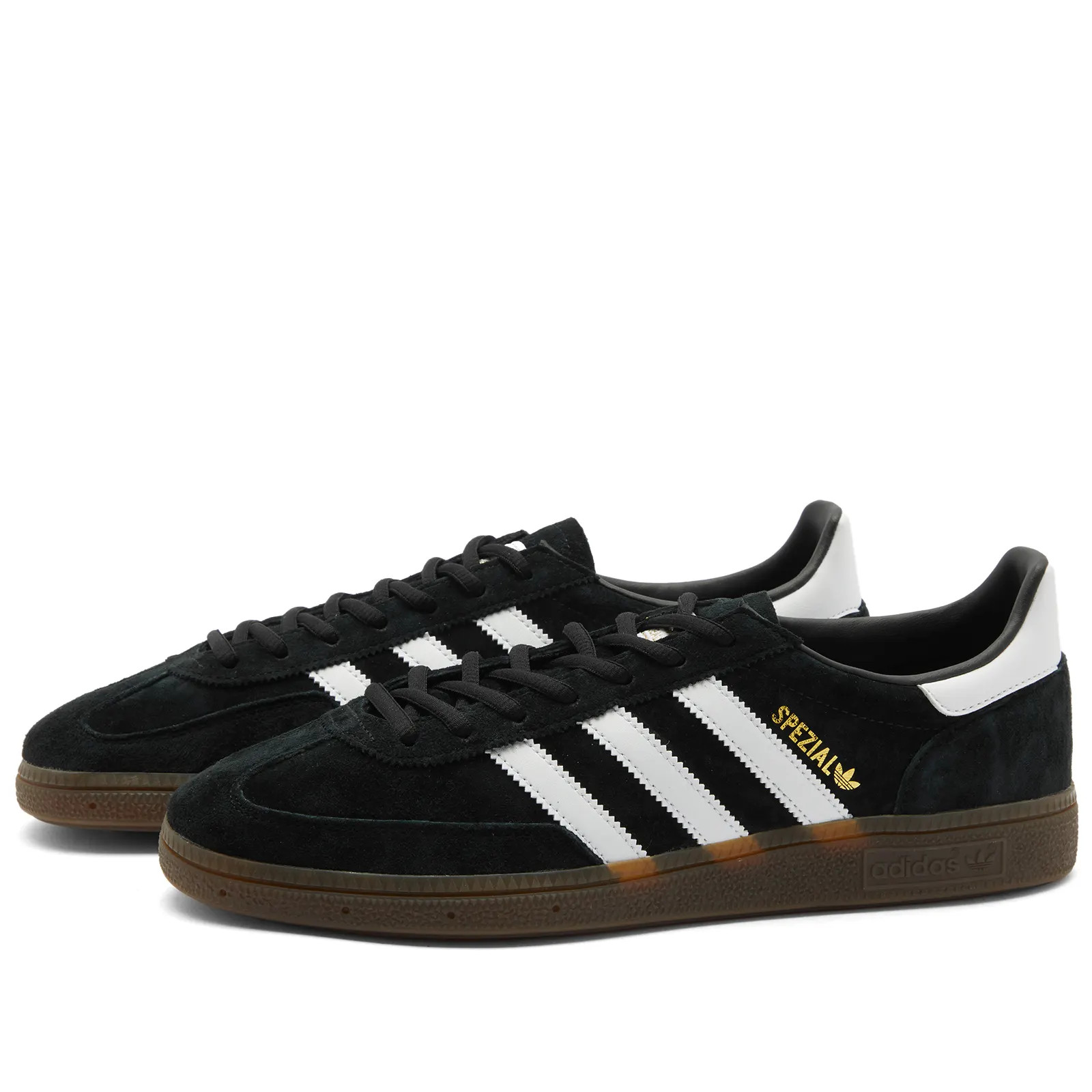 Adidas Handball Spezial Core Black, White & Gum | END. | End Clothing (US & RoW)