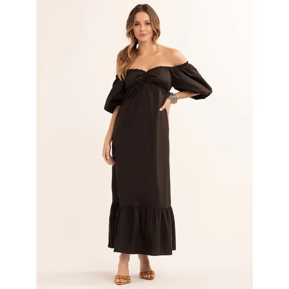 Jessica Simpson Women's Evia Maxi Dress, Sizes XS-XL | Walmart (US)