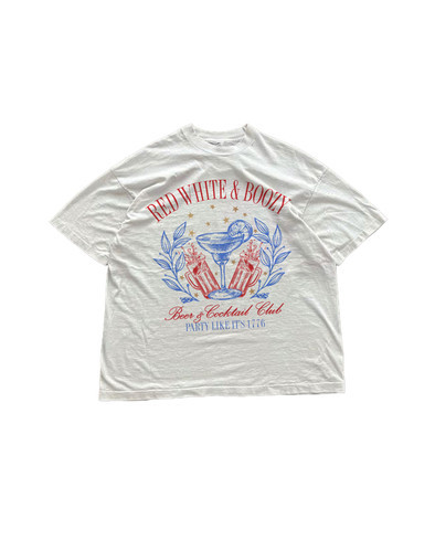 Red White & Boozy Tee | Slater Vintage