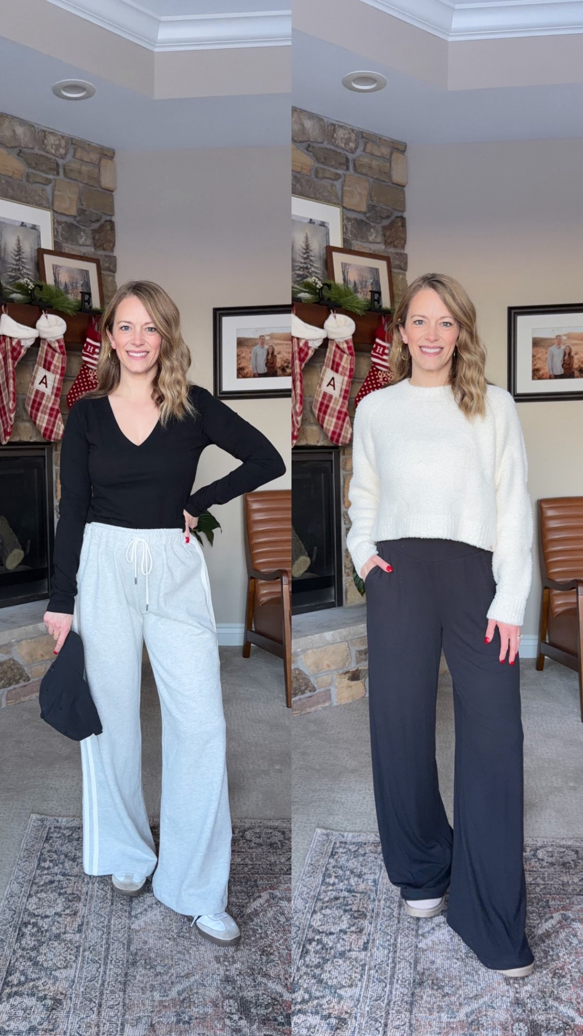 Comfy cozies all winter long! Love the grey pants & the cream sweater is SO nice and has adorable heart details 🩷

#LTKgrwm #LTKdayinmylife #LTKOver40