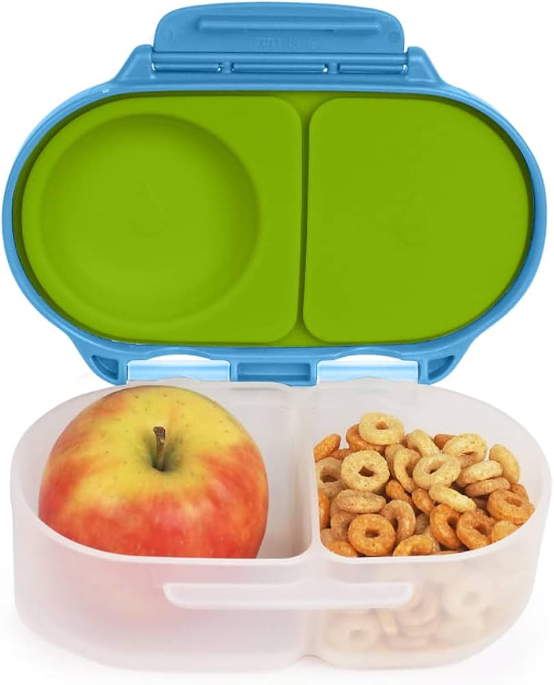 b.box Snack Box for Kids & Toddlers: 2 Compartment Snack Containers, Mini Bento Box, Lunch Box. L... | Amazon (US)