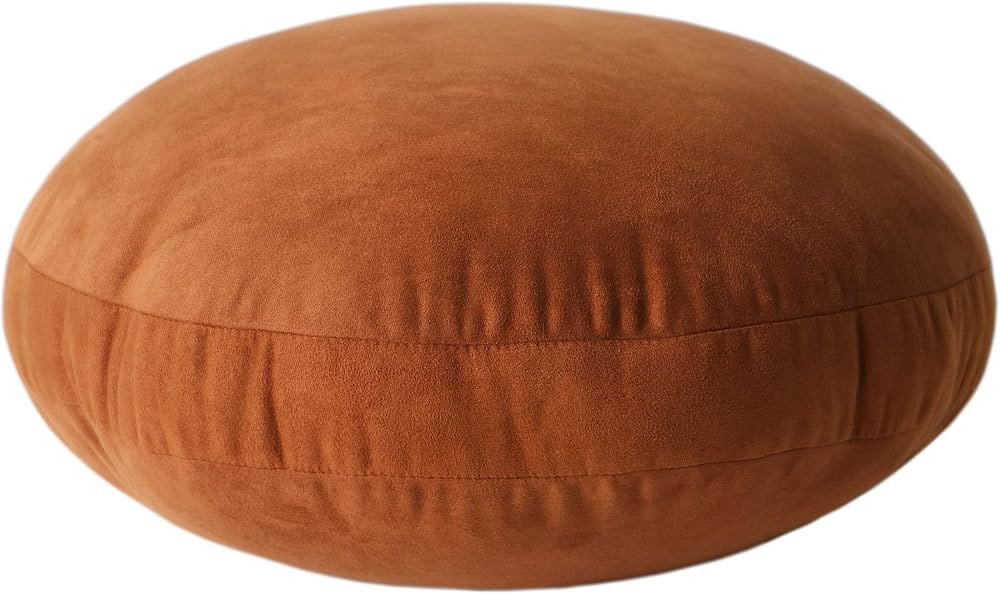Round Throw Pillow for Kids 16x16 100% Down-like Polyester Filling Super Soft Cushion Ultra Fluff... | Amazon (US)