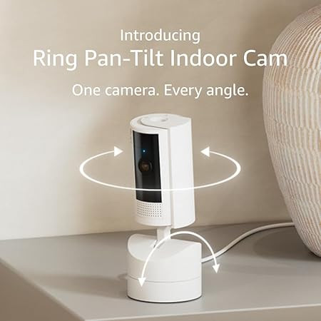 Introducing Ring Pan-Tilt Indoor Cam | See all around with 360° pan coverage, HD video, plus Two... | Amazon (US)