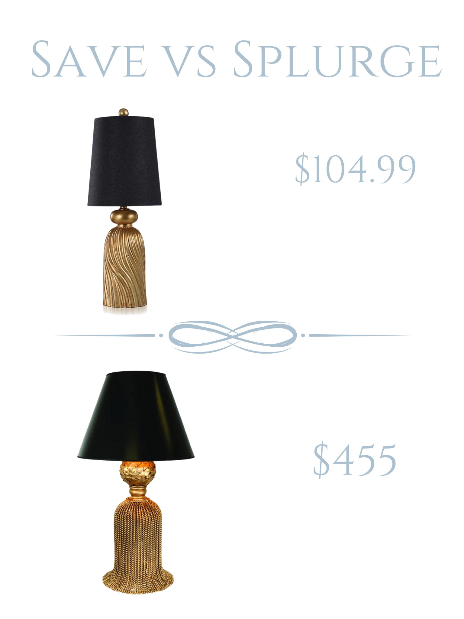Save or splurge?  SAVE!  Love this designer lookalike tassel table lamp. So sleek and sophisticated. I might have to get it 😬 Or maybe two 🤫







Grand millennial, traditional, modern, farmhouse, designer, dupe, living room, bedroom, horchow, Kirkland’s 

#LTKFind #LTKhome #LTKsalealert