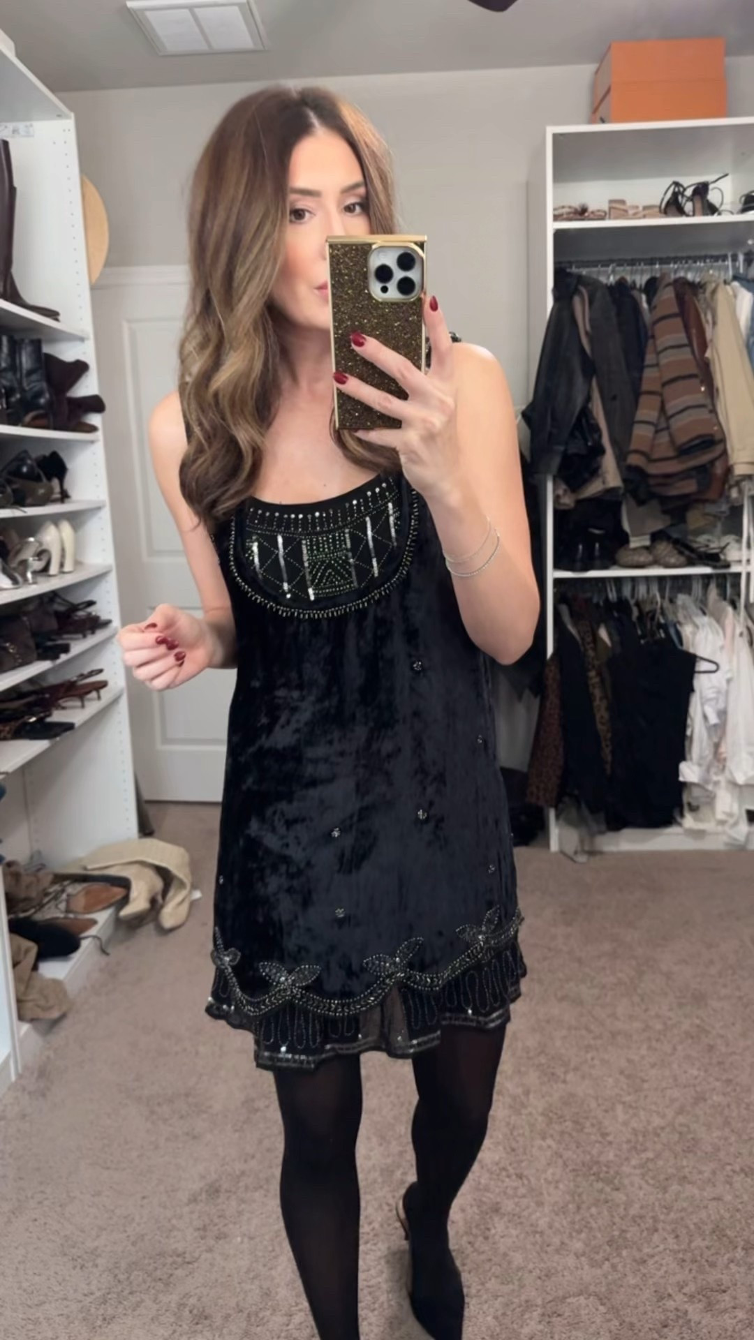 Dress is restocked and so perfect for New Year’s Eve! 

#LTKHoliday