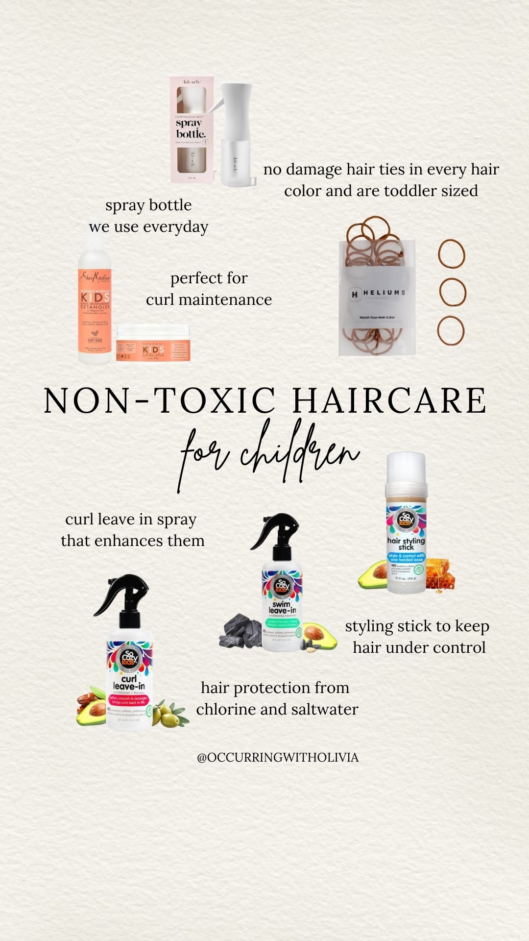 non-toxic children’s hair products and no damage accessories! we use almost all of these everyday to prevent damage and love that these hair ties match my daughters hair color! 


#LTKBump #LTKKids #LTKBaby